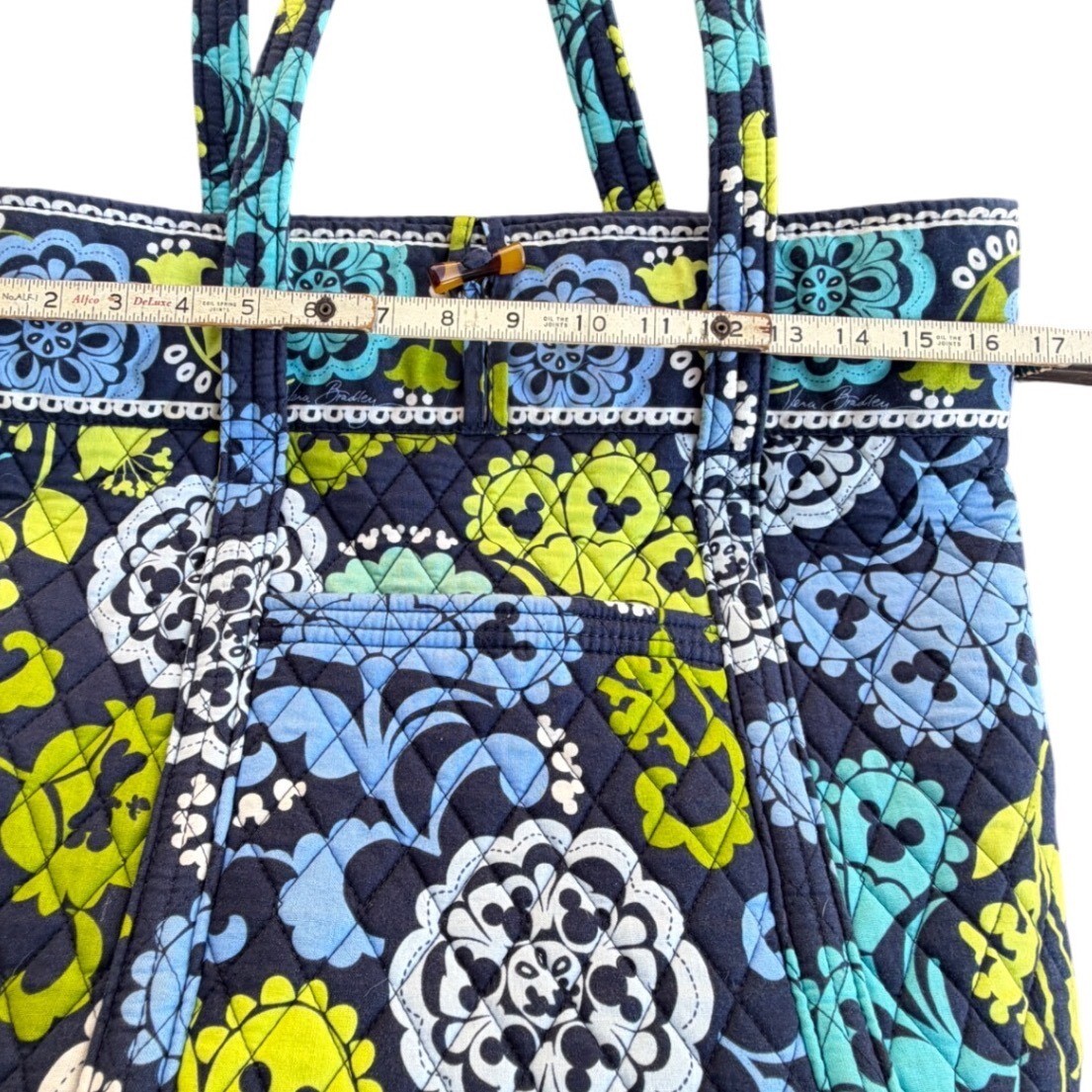Retired Vera Bradley Disney Park EXCLUSIVE Where's Mickey large tote image 3