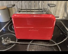 2 Slice Kenwood Toaster In Red With Toast Rack