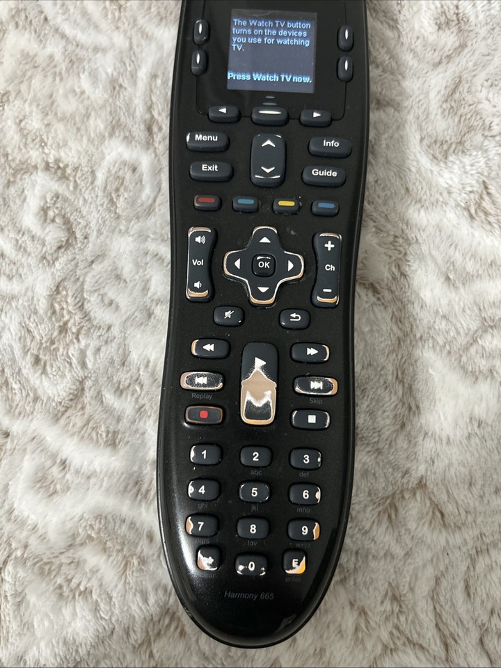 Logi Logitech Harmony 665 Advanced Universal Control Remote Black | eBay