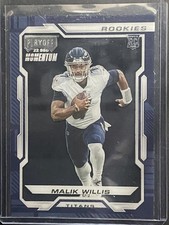 2022 Panini Chronicles Playoff Momentum #PMR-2 Malik Willis ROOKIE CARD RC. rookie card picture