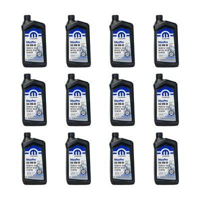 Mopar 10W30 Maxpro Motor Oil Case 12 Quarts