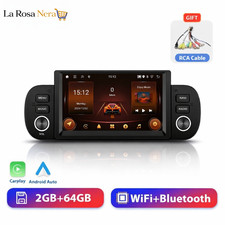 Autoradio Android Fiat Panda 2013 2020 Stereo 1 DIN Con Schermo Carplay Auto 64G