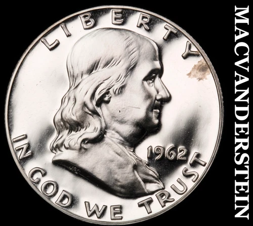 1962 Franklin Half Dollar- Silver- Choice Gem Proof Luster No Reserve #J478
