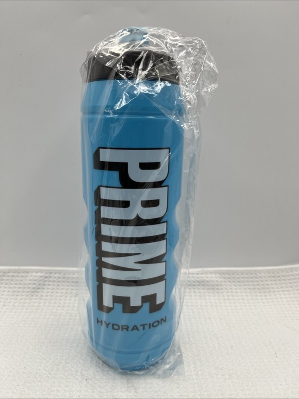 Prime Hydration OFFICIAL Squeeze Sport Water Bottle Promotional Item BLUE