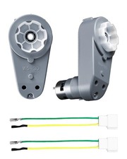 2Pcs 24 Volt RS775 High-Speed Motor Gearbox for Kids Ride-On Car, silvery