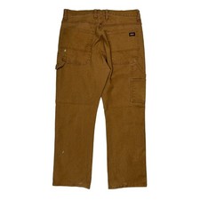 Dickies Carpenter Trousers - 33W 30L Brown Cotton