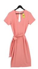Oasis Bodycon Midi Dress UK8 in Pink