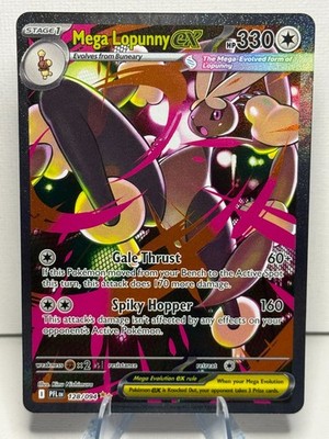 Pokemon   **Mega Lopunny ex 128/094**   [Phantasmal Flames] Full Art Holo