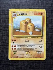 Dugtrio 23/130 Base Set 2 Rare WOTC Vintage Pokemon 