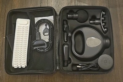 Gorise Portable Handheld Massager Office And Travel Use 7 Pieces Brand New