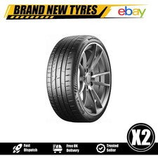 2x 255/35R18 Continental Sport Contact 7 255 35 18 94Y XL Car Tyres A-Rated Wet
