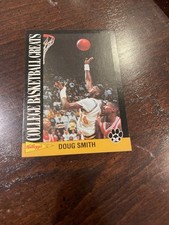 1991-92 Kellogg's College Basketball Greats - Doug Smith #9 (RC)