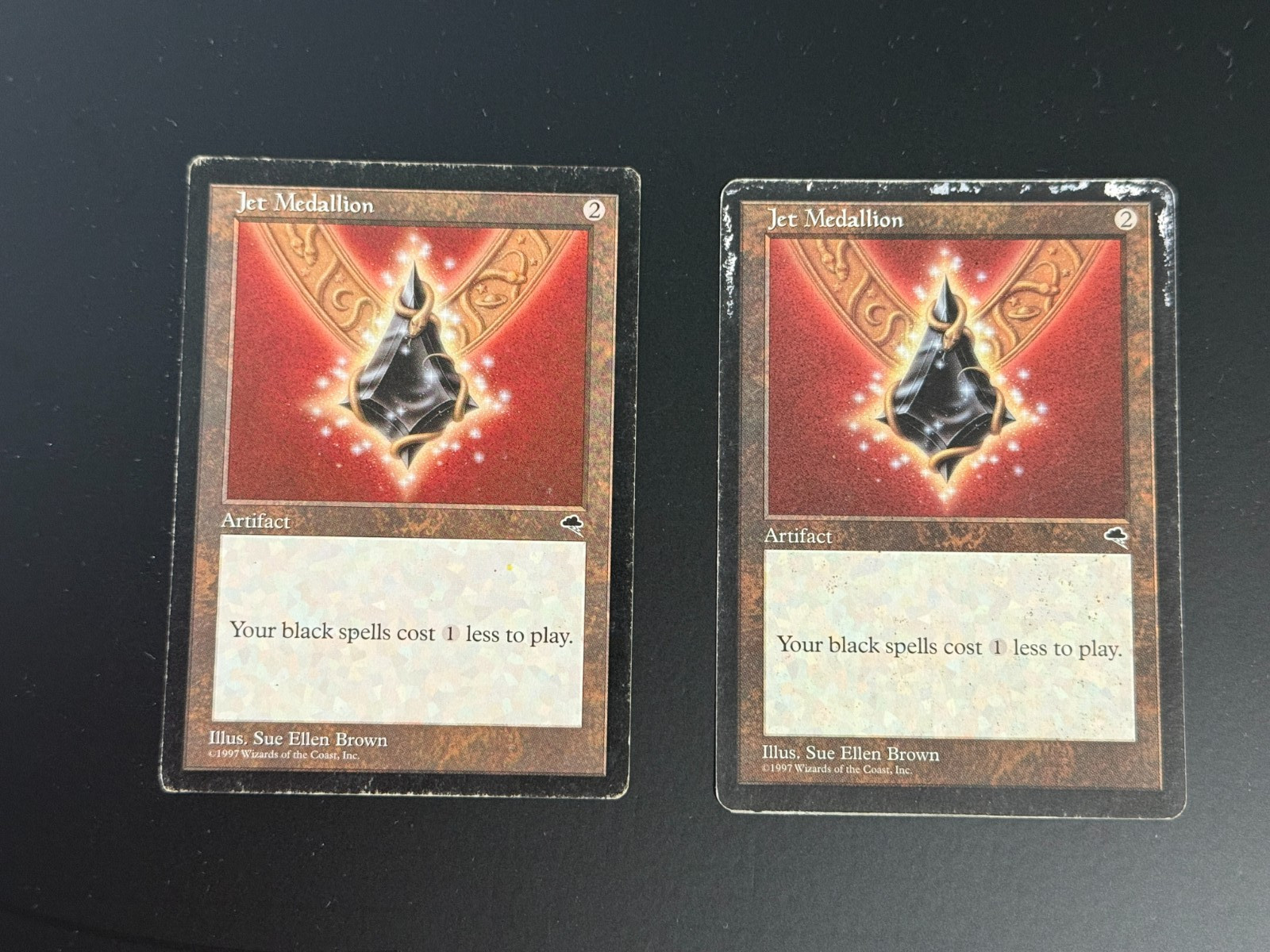 MTG - Jet Medallion - Tempest - 1x LP +bonus DMG Jet Medallion (Magic: The Gathe