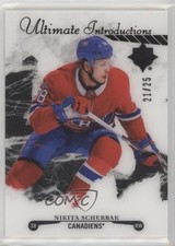2017-18 Ultimate Collection Introductions Onyx Black 21/25 Nikita Scherbak 0zu