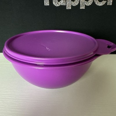 Tupperware Thatsa Bowl Mini 6 Cup Mixing Container Mulberry Purple With Seal