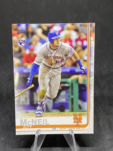 Jeff McNeil 4 RC Lot 2019 Topps Series 1 Rookie Card #281 New York Mets - Picture 5 of 6