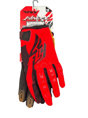 Fly Racing Kinetic Glove Red/Blk Size 13 Part # 366-21213 New