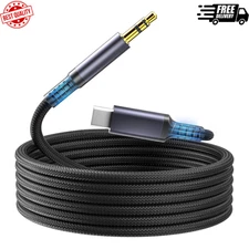 USB C to AUX Audio Jack Cable USB Type C to 3.5mm Headphone Stereo Cord Car
