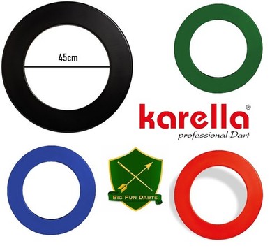 Karella Steel Dart premium PU Surround Catchring für Bristle Sisal Dartboards