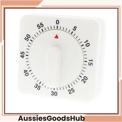 Kitchen Timer Egg Square Shaped Kitchen Cooking Timer Mechanical Alarm 60Min - image 1 of 3