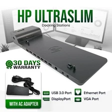 HP UltraSlim Dock Station for HP EliteBook 840 G6 845 G2 850 G5 G6 Laptop w/ AC