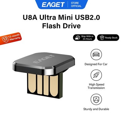 EAGET 8G 16G 32G USB 2.0 Memory Stick 64G USB Flash Drive for PC Laptop Computer