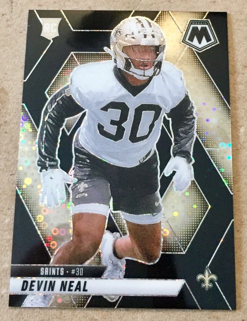 2025 Mosaic #330 Devin Neal Black Disco Refractor RC True 1/1 Kansas Saints