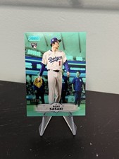 🔥2025 Topps Stadium Club No. 187 Roki Sasaki Aqua Parallel /99