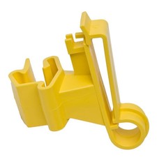 Zareba T-Post Poly Tape Insulator for Electric Fences - 25 Pack Large, Yellow 