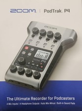 Zoom PodTrak P4 Pro Podcasting Recorder Open box