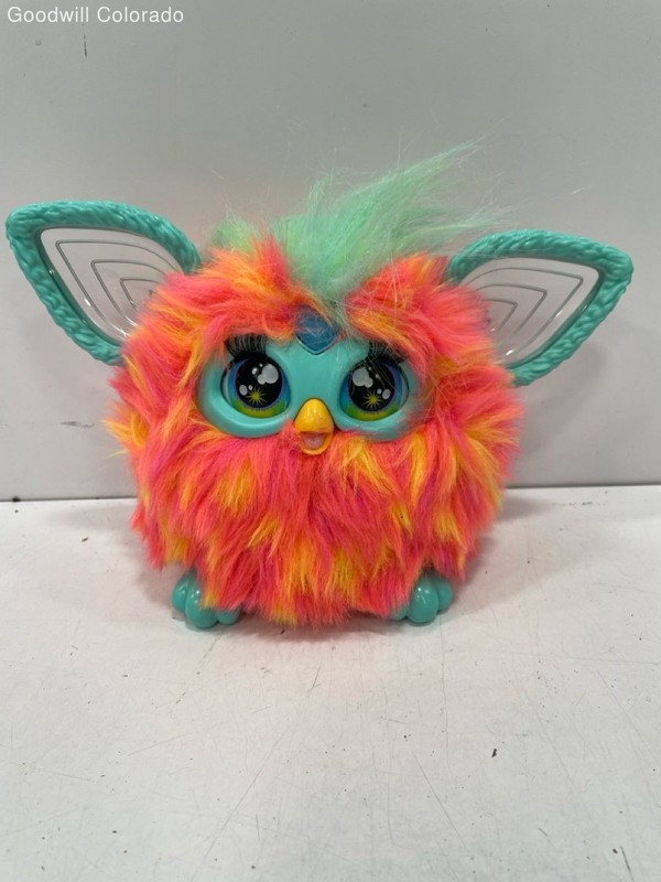Furby Red Orange Yellow Green Teal Plush Electronic Interactive Toy Figure