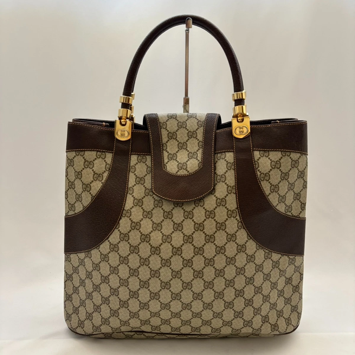 Gucci GG Supreme Leather Exterior Tote Bags & Handbags for Women