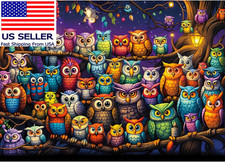 Owl Family Puzzles for Adults 1000 Pieces, Jigsaw Puzzles for Adults 1000 Piece,