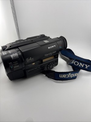 Sony Handycam CCD-TR67 Video8 Camcorder 10x Optical Zoom Black Untested