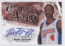 2008-09 Upper Deck Radiance Name Tag Mike Taylor #NT-MT Patch Auto Tag 0q0