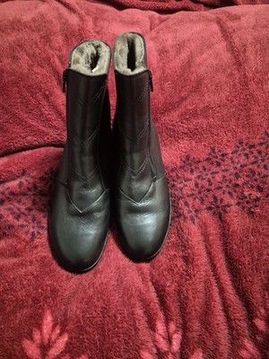 ARA Winterstiefel, schwarz, echt Leder, Bieberlamm, Gr.7, neu