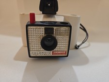 Vintage Poloroid Land Camera Swinger Model 20 Untested With Strap