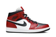 Nike Air Jordan 1 Mid Chicago Black Toe 554724-069 Available Now