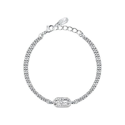 KARL LAGERFELD KLAYC33 Silberarmband Damen Edelstahl