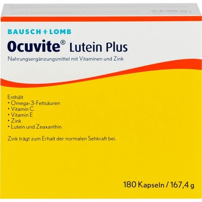 Ocuvite Lutein Plus Kapseln, 180 St. Kapseln 9526620