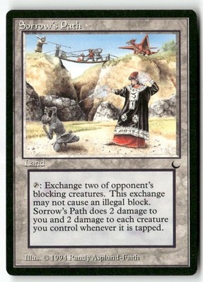 MTG Sorrow's Path The Dark LP Magic The Gathering