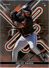 2022 Topps Finest Baseball Card #82 Heliot Ramos RC