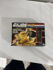 Complete 1986 Serpentor in Box Cobra Figure & Air Chariot G.I. GI Joe 3.75 ARAH