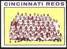 1964 Topps #404 Cincinnati Reds Team (Frank Robinson) - NR MT - NO CREASES