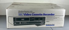 Montgomery Ward JSJ 10603 4 Head VHS VCR Player Complete In Box AS IS CIB