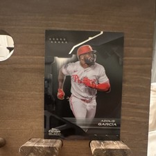 Topps Adolis Garcia Philadelphia Phillies 2026 Chrome Black Baseball Card