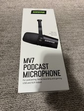 FIRE SALE Shure MV7 XLR USB Dynamic Microphone - Black