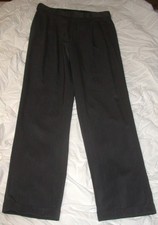 STAFFORD Performance Mens Size 32x32 Classic Fit Dark Gray Slacks Dress Pants