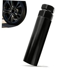 Large 6 Spline Lug Nut Socket, Wheel Lock Key 1 PC Large 6 Spline Black