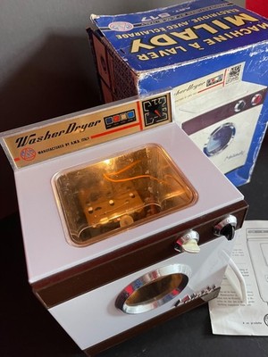 AMB Kinderwaschmaschine Milady , weiß / Holzimitation